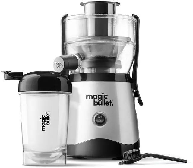 Alt view image 9 of 14 - Mini Juicer with Cup, Black and Silver