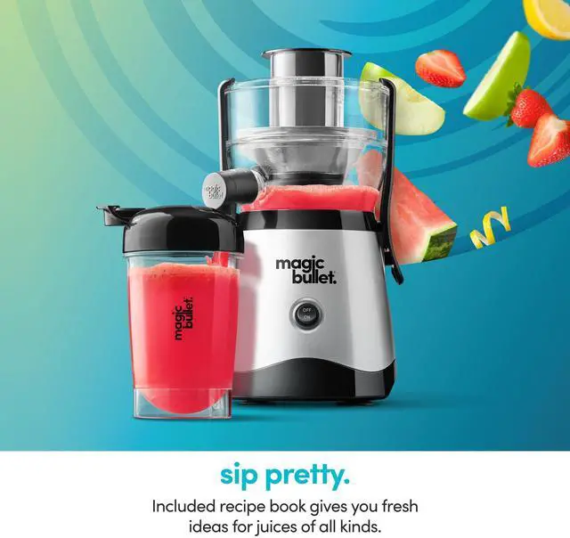Alt view image 10 of 14 - Mini Juicer with Cup, Black and Silver