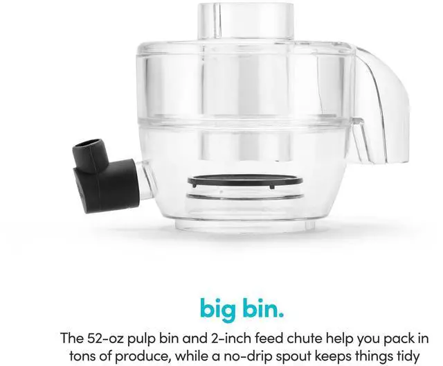 Alt view image 12 of 14 - Mini Juicer with Cup, Black and Silver