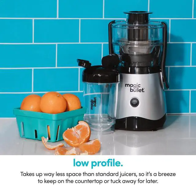 Alt view image 14 of 14 - Mini Juicer with Cup, Black and Silver