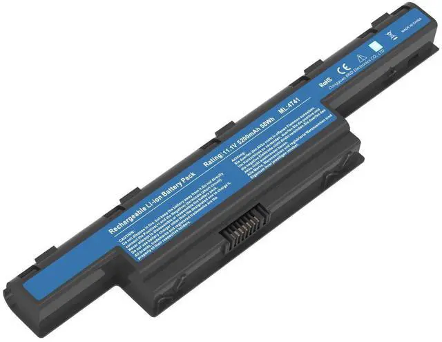 Alt view image 8 of 14 - Laptop Battery Replacement for Compatible AS10D31 AS10D41 AS10D51 AS10D61 AS10D71 AS10D73 AS10D75 AS10D81 5250 5336 5551 5552 5560 5733Z AS5741 7251 7551 7741 7750 Gateway NV55C NV50A NV53A NV59C