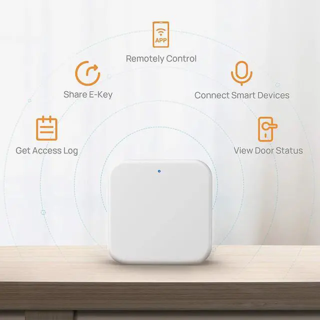 Alt view image 7 of 7 - G2 Smart Lock WiFi Gateway, 2.4GHz Remote Controller for TT/DD Locks, Alexa Compatible