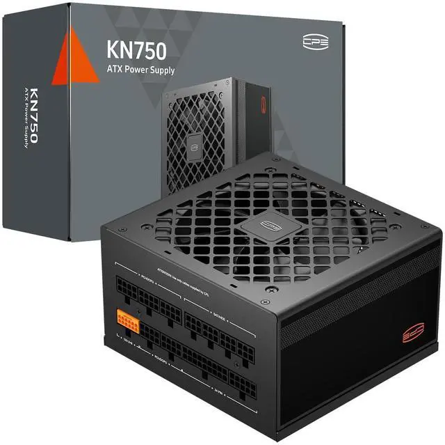 Main image of PSU Fully Modular Power Supply, 750W ATX 3.1, 80 Plus Gold Certified, PCIe 5.1 12V-2×6, Japanese Capacitors, Ultra-Flexible Cables,5-Year Warranty(KN750)
