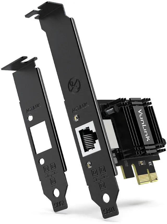 Main image of 10Gb PCIe Network Card, 10GbE RJ45 Ethernet Card with Realtek RTL8127AT, Multi-Gig 10G/5G/2.5G/1G NIC Adapter for PC, NAS & Server, PCIe 4.0 x1, Windows 10/11/Linux
