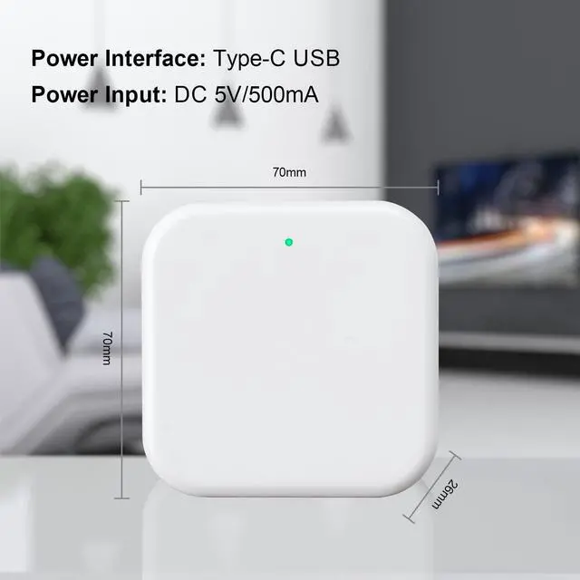 Alt view image 2 of 7 - Smart Lock Wi-FI Gateway,Remote Access Hub for Smart Door Lock,Works with TTLock App & Alexa (Model G2, Supports 2.4G Wi-Fi Only)