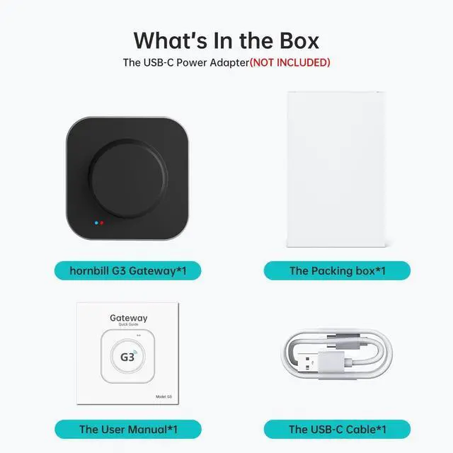 Alt view image 2 of 5 - Smart Lock Wi-Fi Gateway: Wi-Fi Bridge Remotely Control Your Smart Lock Set WiFi Hub Compatible with Tuya Lock Alexa Google Home