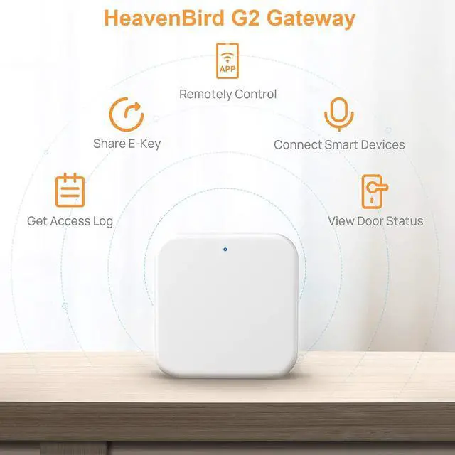 Alt view image 7 of 7 - G2 Gateway for TT/DD Lock App, Gateway for Smart Door Lock with Remote Control, Only Work 2.4G Wi-Fi, Compatible with Alexa Voice Control