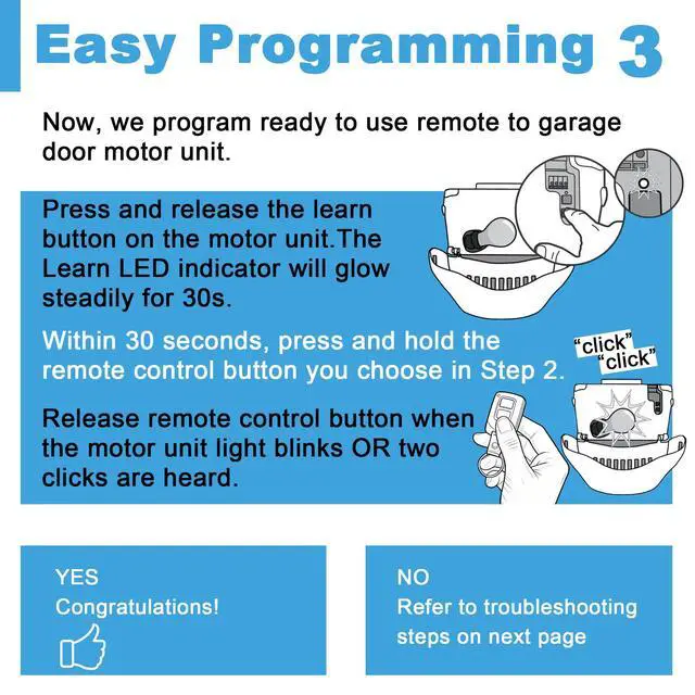 Alt view image 5 of 7 - 2 for Chamberlain LiftMaster Craftsman Garage Door Opener Remote Replacement 893LM 893Max 891LM 371LM 971LM 973LM
