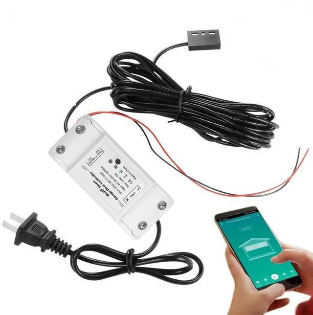 Main image of Smart Garage Door Opener Compatible with Alexa, Google Assistant & Smart Life App Universal WiFi Garage Door Controller Remote Control, Voice Control, Real-Time Notifications (US Plug)