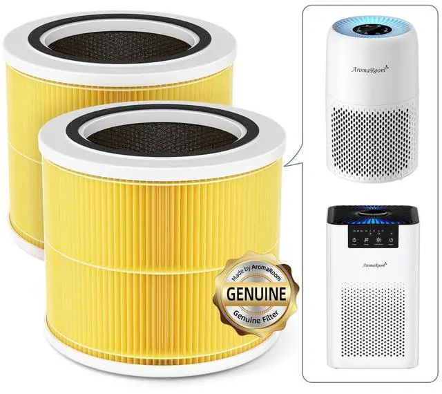 Alt view image 5 of 7 - Air Purifiers for Bedroom with 3-in-1 HEPA Filter, Air Purifiers for Home Pet Pee Smell with Aromatherapy,AromaRoom Pet Air Purifier Filter Replacement, Compatible with LEVOIT Core Mini-P