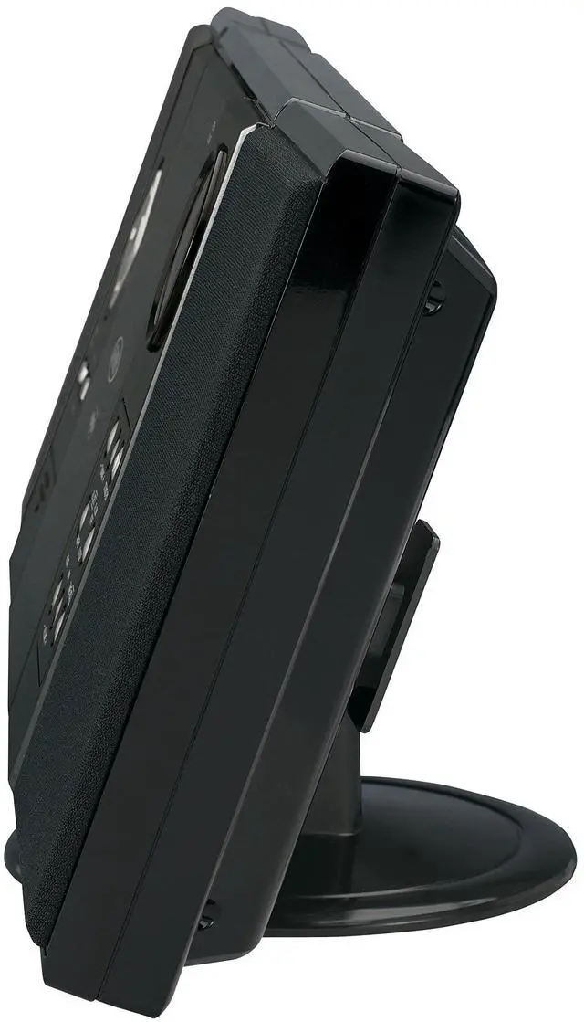 Alt view image 2 of 4 - Wall Mountable Vertical Loading CD Player with Stereo Speakers JEN-JMC-180A