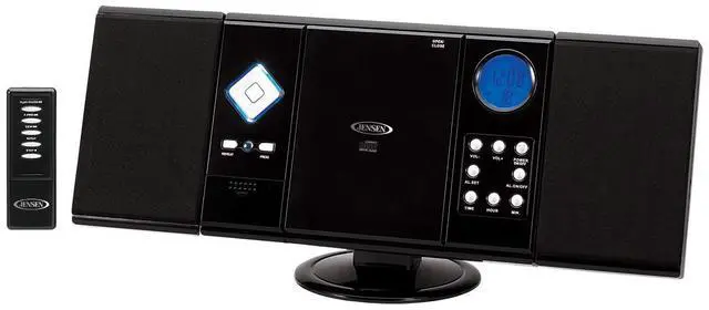 Main image of Wall Mountable Vertical Loading CD Player with Stereo Speakers JEN-JMC-180A