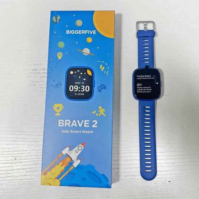 Alt view image 2 of 7 - Smart Watch for Kids, 1.8" Fitness Tracker Watch Pedometer, Heart Rate, IP68 Waterproof, Sleep Monitor, Calorie Step Counter, 5 Puzzle Games with/Without APP for Girls Boys Teens 5-16