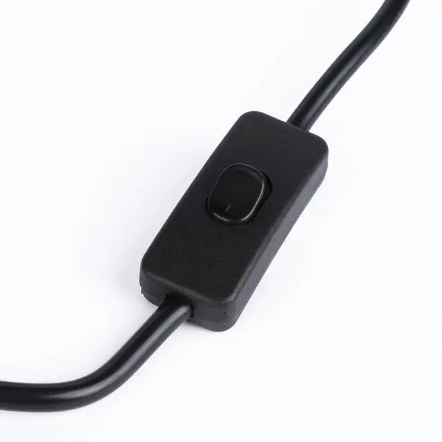 Alt view image 6 of 7 - 4FT Power Cable 3 Prong Grounding Plug, AC Power Cord Extension Cord with Switch On/Off and Fork Terminal Connectors, AC/DC Adapter 18 AWG for Electrical Testing, AC to DC Converter 110V to 12V