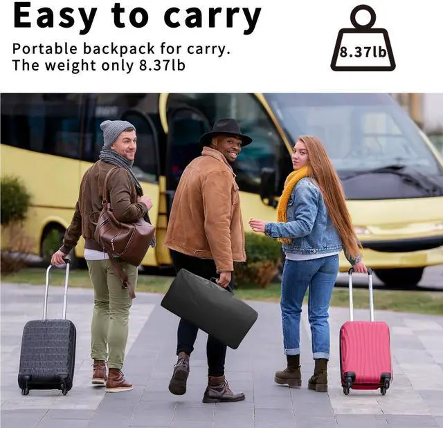 Alt view image 4 of 7 - Projector Screen with Stand 120 Inch, 16:9 4K HD Portable Projector Screen Indoor Outdoor, Foldable Wrinkle-Free Movie Screen 160° Front Rear Projection Screen with Carry Bag for Home Movie