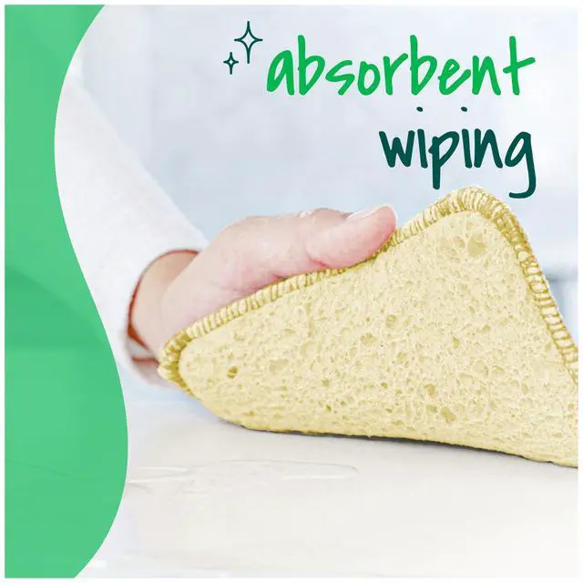 Alt view image 7 of 7 - Scotch-Brite Dobie Scrub & Wipe Cloths, Sponge Cloths for Cleaning Kitchen, Bathroom, and Household, Dobie Scrub and Wipe Cloth Absorbs and Doesn't Scratch, 2 Cleaning Cloths