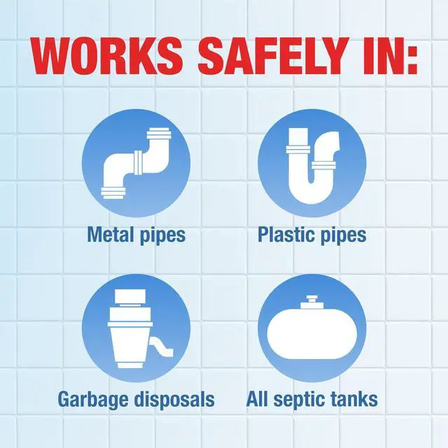 Alt view image 7 of 7 - Balance Drain Clog Remover and Cleaner, Non-Corrosive Formula, Safe on All Pipes and Septic Tanks, Formulated Using Only Essential Ingredients, 32 Fl Oz