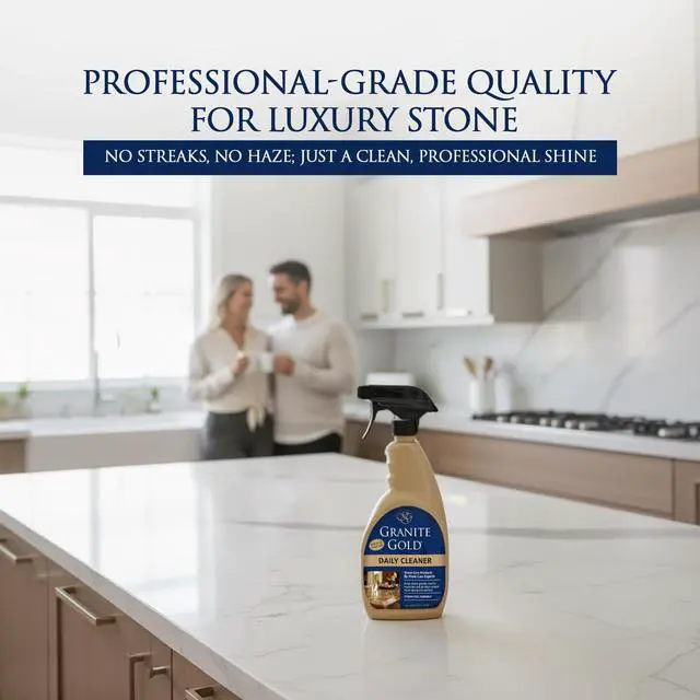Alt view image 3 of 7 - Granite Gold Daily Cleaner for Granite, Marble & Other Natural Stone & Quartz Surfaces, 32 Ounces