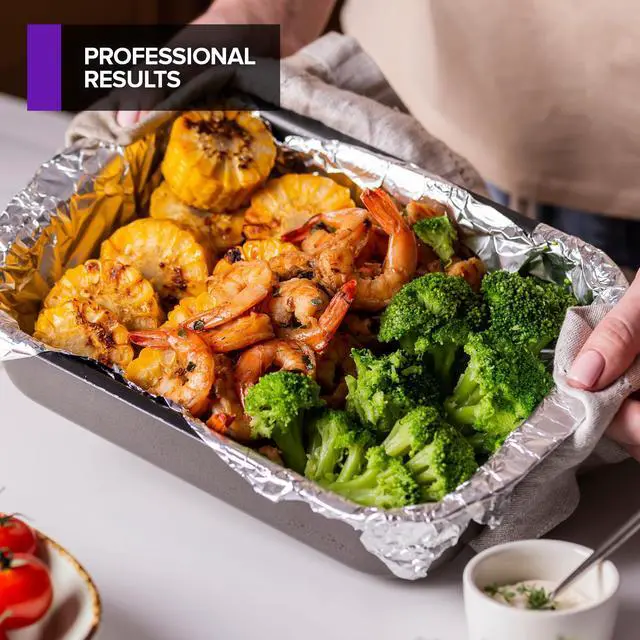 Alt view image 7 of 7 - Pre-Cut Deli Aluminum Foil Sheets,100 Count - Heavy Duty 9x10' Pop Up Sheet for Burrito, Hot Dogs & Sandwiches