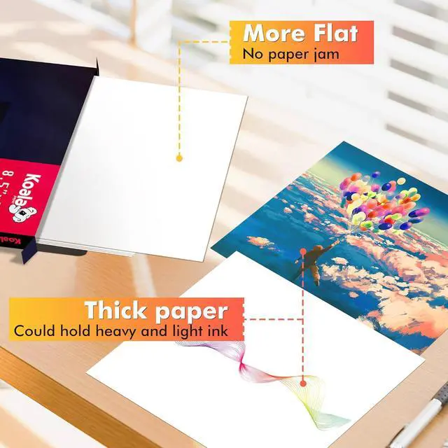 Alt view image 6 of 7 - Koala Sublimation Paper 11x17 inches Easy to DIY T-shirts, Tumblers, Mugs Only Compatible with Inkjet Sublimation Printer Sublimation Ink 100 sheet 123g