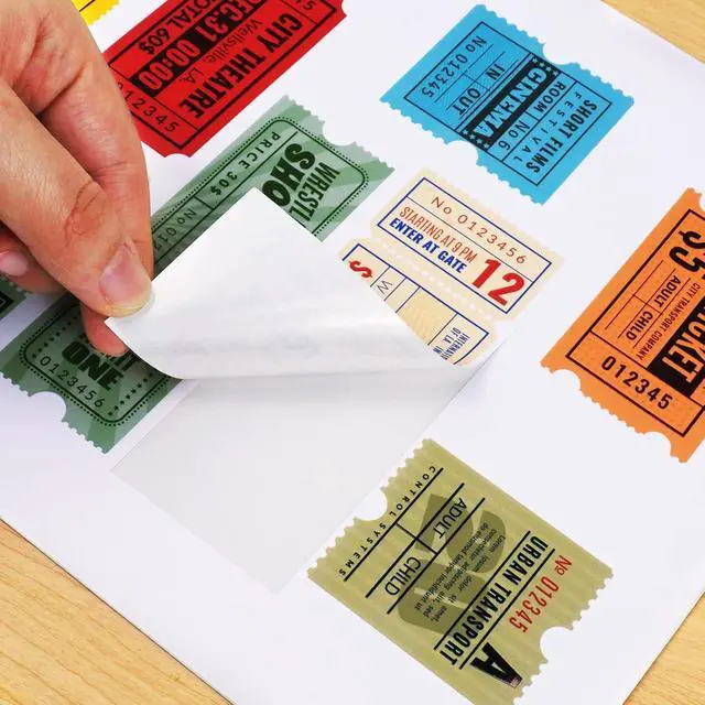 Alt view image 7 of 7 - Lzerking Matte Printable Vinyl Sticker Paper 100 Sheets, Waterproof White Sticker Paper for Inkjet & Laser Printers, 8.5" x 11" for DIY, Labels & Small Business Use