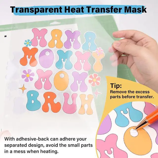 Alt view image 6 of 7 - TECKWRAP Printable Heat Transfer Paper for T-Shirts 15 Sheets, 8.3" X 11.7" Printable Heat Transfer Vinyl for Inkjet Printer, Iron on Transfer Paper for Light and Dark Fabric (Matte White)