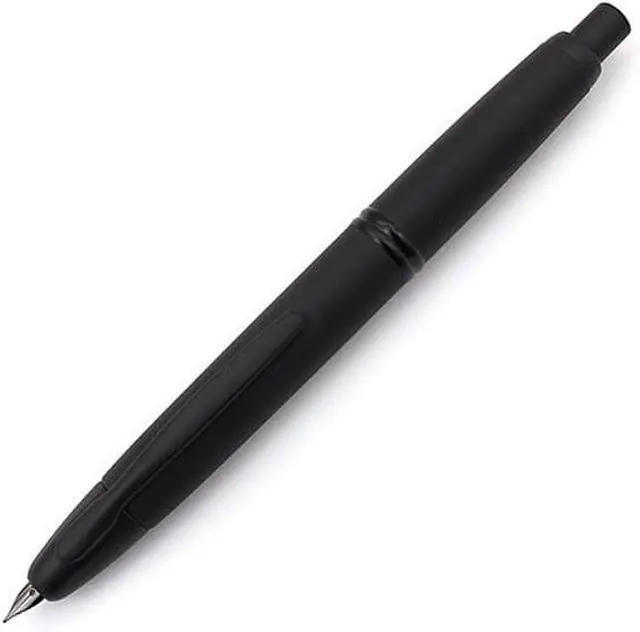Main image of PILOT Vanishing Point Collection Refillable & Retractable Fountain Pen, Matte Black Barrel, Blue Ink, Medium Nib (60581)