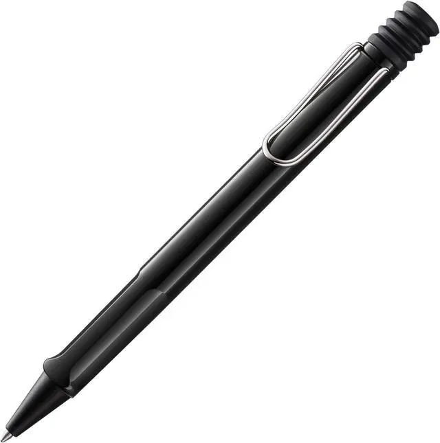 Main image of Lamy safari black - Ballpoint Pen with ergonomic grip & line width M - for pleasant long writing - made of robust ASA plastic including large capacity refill M 16 in black