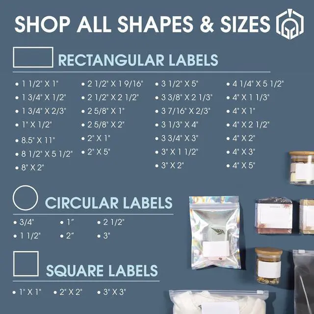 Alt view image 7 of 7 - 8.5" X 11" Matte White Full Sheet Labels (100 Sheets, 100 Stickers) Printable Sticker Paper for Laser & Inkjet Printers - Spartan Industrial Template R026
