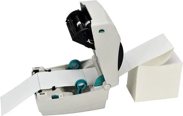 Alt view image 2 of 4 - Immuson Fanfold 4 x 6 Direct Thermal Shipping Labels with Perforations, 8000 Labels, 1000 Labels/Stack, Permanent Adhesive, White Mailing Labels for Zebra Thermal Printer 8 Stacks