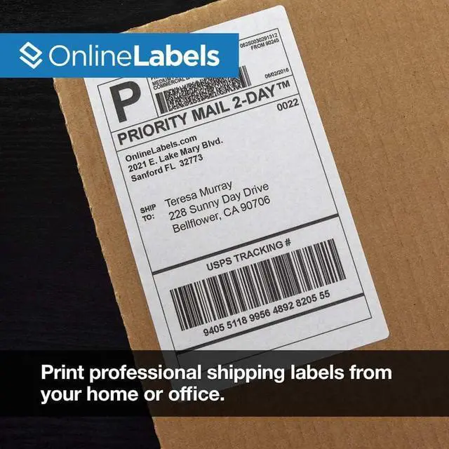 Alt view image 6 of 7 - 4 x 6 Shipping Labels for Direct Thermal Printers - 250 Labels, 1 Roll - Online Labels
