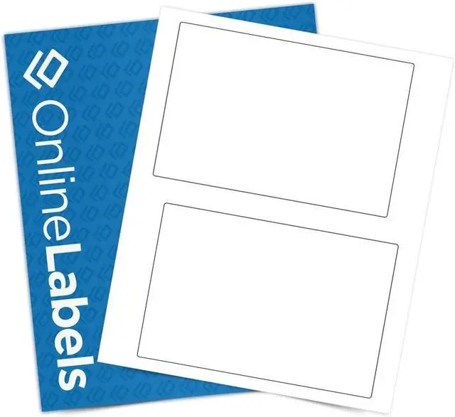 Main image of Online Labels 6.78 x 4.75 Shipping Labels- Compatible with USPS Click-N-Ship - Pack of 200 Labels, 100 Sheets - Inkjet/Laser Printer