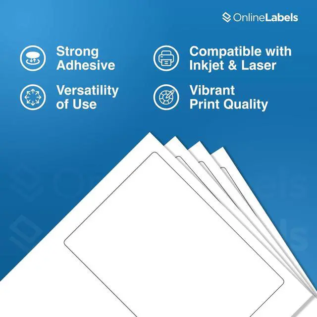 Alt view image 5 of 7 - Online Labels 6.78 x 4.75 and 3.5 x 3.75 Shipping Labels - Compatible with USPS Click-N-Ship - Pack of 1,000 Sheets - Inkjet/Laser Printer