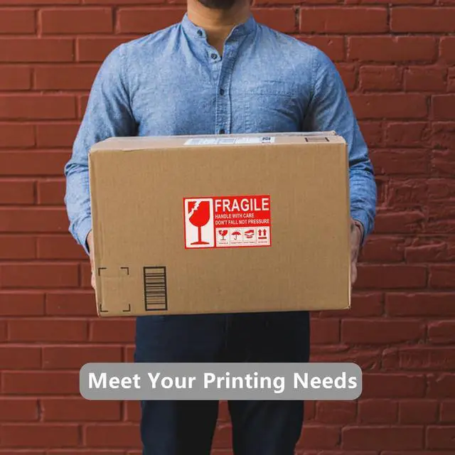 Alt view image 6 of 7 - 9527 Product 8.5" x 5.5" Half Sheet Self Adhesive Shipping Labels for Laser & Inkjet Printers, Easy to Peel Label, 100 Sheet 8.5 x 11 Address Labels, 2 Labels per Sheet (200 Labels)