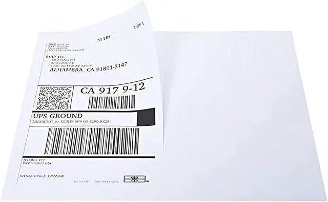 Alt view image 7 of 7 - 9527 Product 8.5" x 5.5" Half Sheet Self Adhesive Shipping Labels for Laser & Inkjet Printers, Easy to Peel Label, 100 Sheet 8.5 x 11 Address Labels, 2 Labels per Sheet (200 Labels)