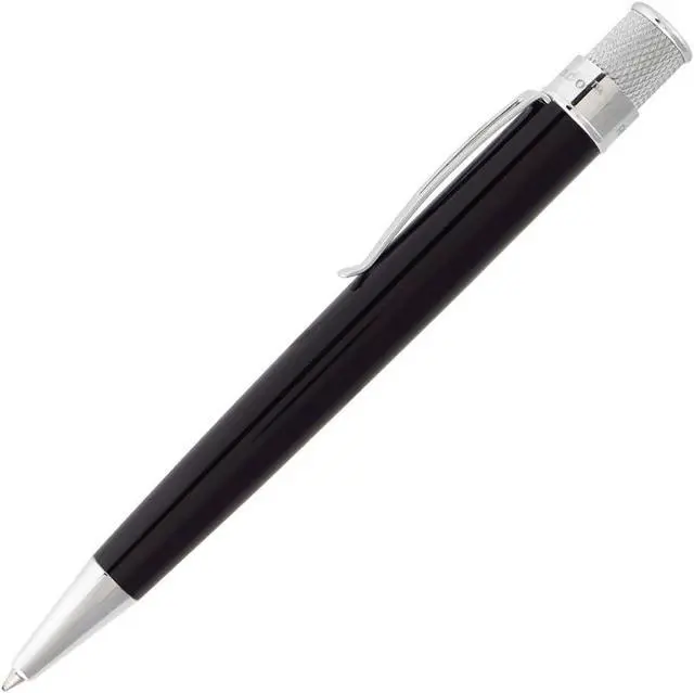 Alt view image 2 of 6 - Retro 51 Tornado Classic Lacquer Rollerball Pen - Black