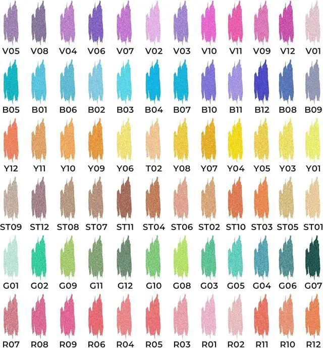 Alt view image 4 of 7 - Retractable Glitter Gel Pens,72 Colors Large Capacity Multicolor Glitter Metallic Gel Ink Pens, 1 mm Fine Point Smooth Writing Color Pens for Adult Coloring Book Note Taking Aesthetic Art Supplies