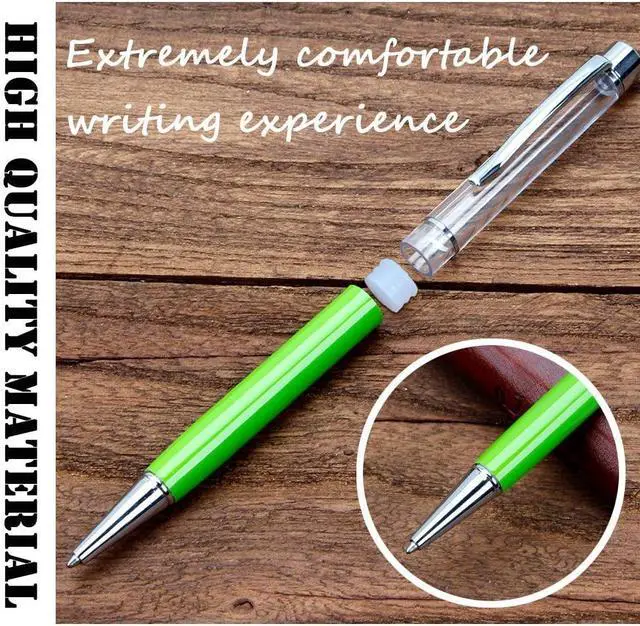 Alt view image 2 of 6 - Colorful Fillable Ink Empty Tube Ballpoint Pens Floating DIY Pens,Building Your Favorite Liquid Sand for Easter Gift 27 Pack