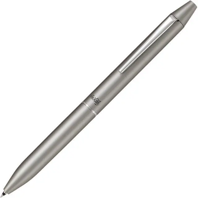 Main image of Pilot Frixion Ballpoint Pen, Firxion Biz 2, Black & Red Ink, Gray (LFBT-3SUF-GY)