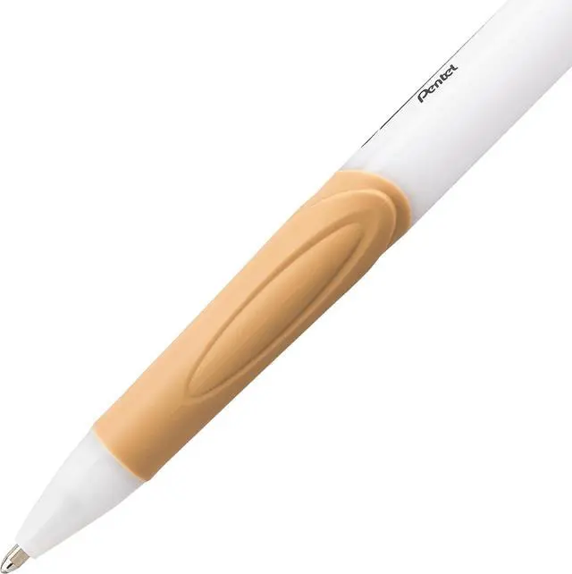 Alt view image 4 of 6 - Pentel GlideWrite Ballpoint Pen with TechniFlo Ink, (1.0mm) Medium Line, Antique Gold Ink, Box of 12 (BX910-X)