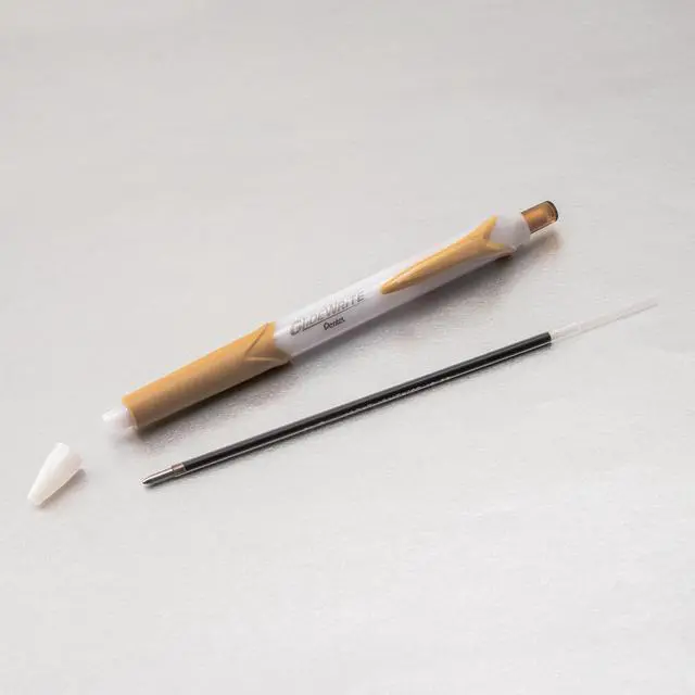 Alt view image 6 of 6 - Pentel GlideWrite Ballpoint Pen with TechniFlo Ink, (1.0mm) Medium Line, Antique Gold Ink, Box of 12 (BX910-X)