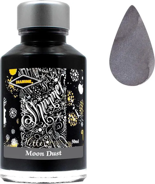 Main image of Diamine Fountain Pen Bottled Ink, 50ml - Shimmering Moon Dust