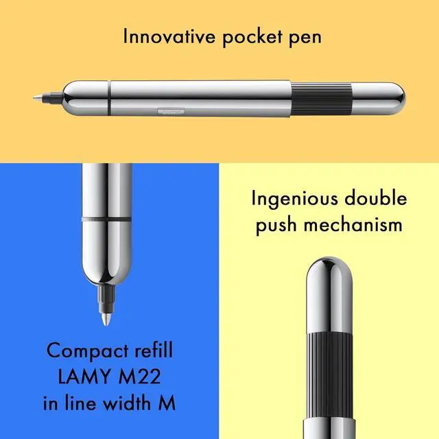 Alt view image 5 of 6 - Lamy Pico Ballpoint Pen, Chrome (L289)