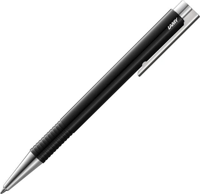Main image of LAMY Black Logo M+ Ballpoint Pen with Black Ink (L204MBK)
