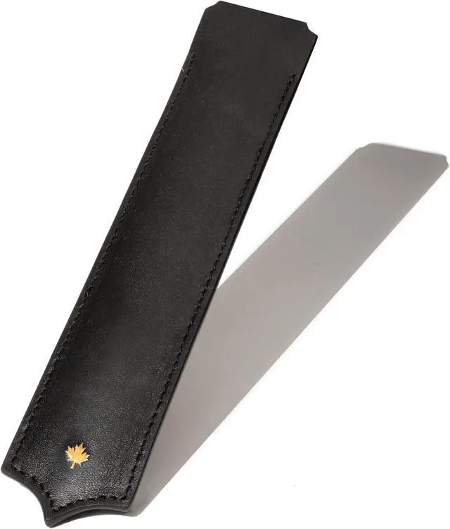 Alt view image 7 of 7 - Ferris Wheel Press | Joule Fountain Pen | Luna Celeste | Double Gold Plated, Sapphire Lacquer Finish | Two-Tone Steel Nib | Leather Sleeve/Fine