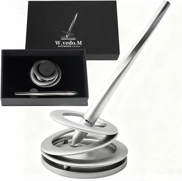 Main image of Ballpoint pen STURNIUM 3.0 EDITION.Floating and Magnetic levitating pen for Desktop decoration.Luxury hoverpen gift for men and women (Multiple colors are available) (Starlight Silver)