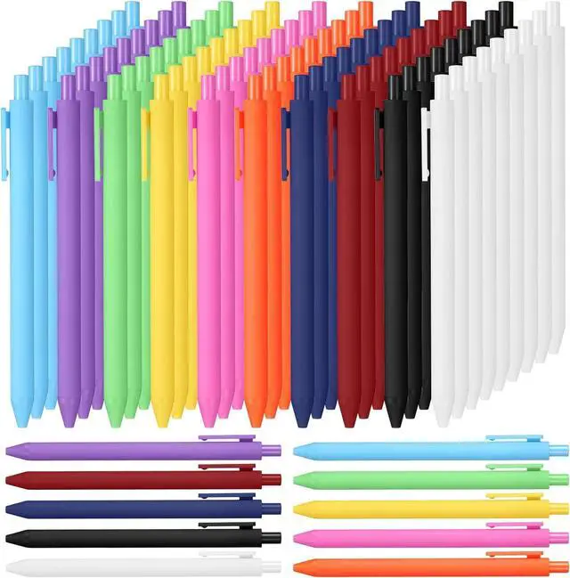 Main image of Teling 100 Pcs Inspirational Pens in Bulk Motivational Ballpoint Pens Bulk with Funny Sayings Quotes Positive Thank You Gifts for Adults Employees Coworkers Team Staff(Classic Colors,Blank Style)