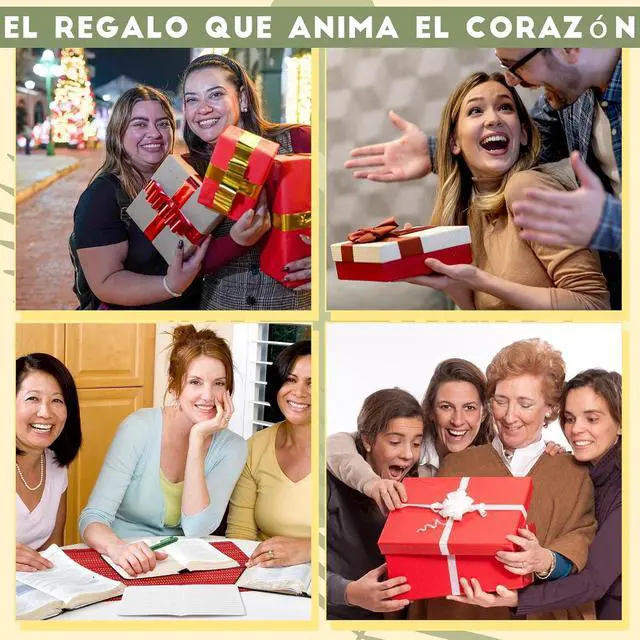 Alt view image 2 of 7 - Fuyoooo 72 Pieces Regalos Cristianos En Español Regalos Para Boho Christain Bible Spanish Gift Religious Notebooks and Pen with Bag Easter Baptism Graduation Gift for Women Men Church