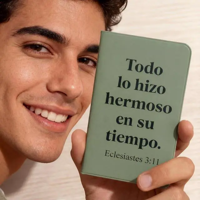 Alt view image 3 of 7 - Fuyoooo 72 Pieces Regalos Cristianos En Español Regalos Para Boho Christain Bible Spanish Gift Religious Notebooks and Pen with Bag Easter Baptism Graduation Gift for Women Men Church