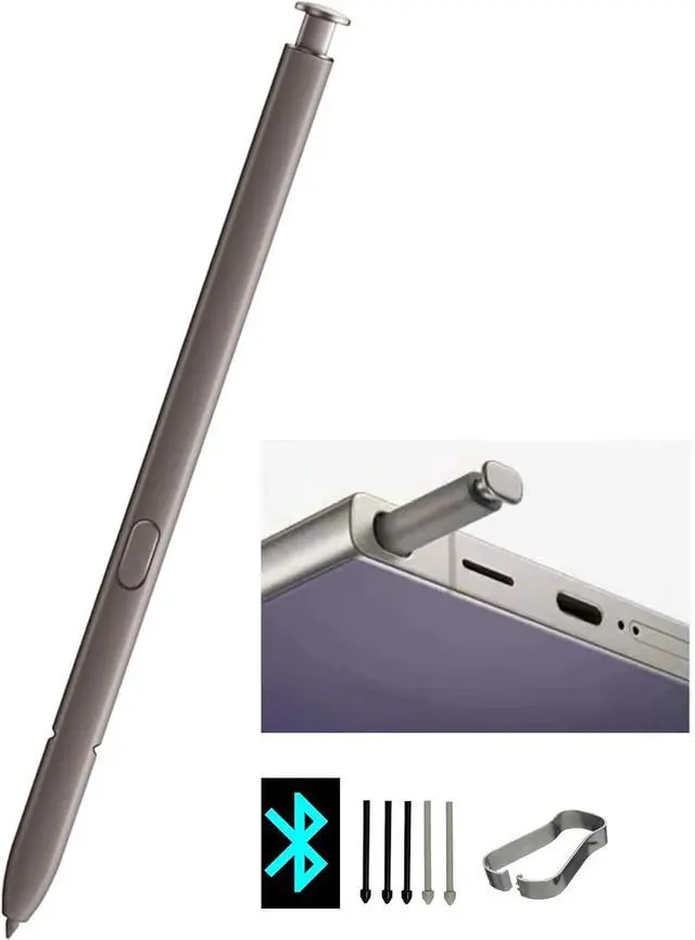 Main image of Galaxy S24 Ultra S Pen withBluetooth Replacement for Samsung Galaxy S24 Ultra,S Pen S24 Ultra (Violet/Gray)